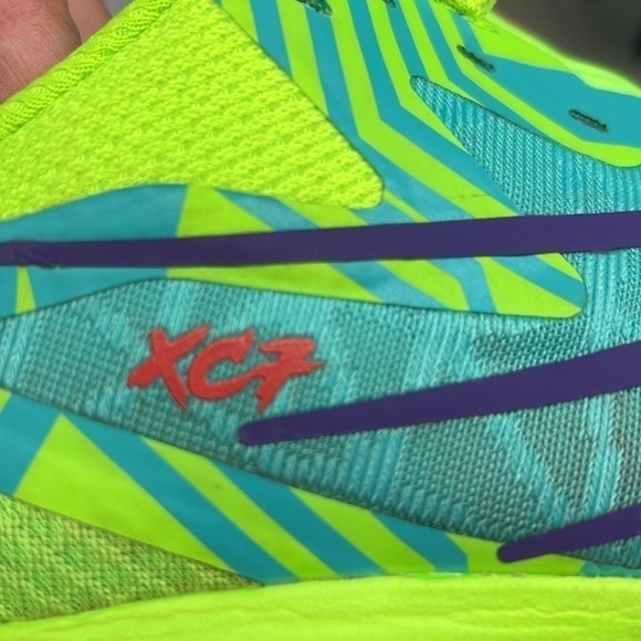 New Balance XC7 Racing Shoes Men’s Size 9 with New replacement Spikes Kit - Picture 6 of 10